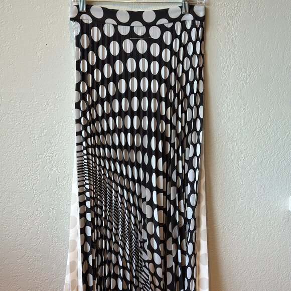 MM6 Polka Dot Pleated Skirt NWT - Picture 2 of 9
